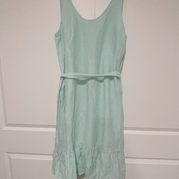 J.Crew NWOT beach wear cotton linen button up beach dress 👗 sz XL - Picture 4 of 6